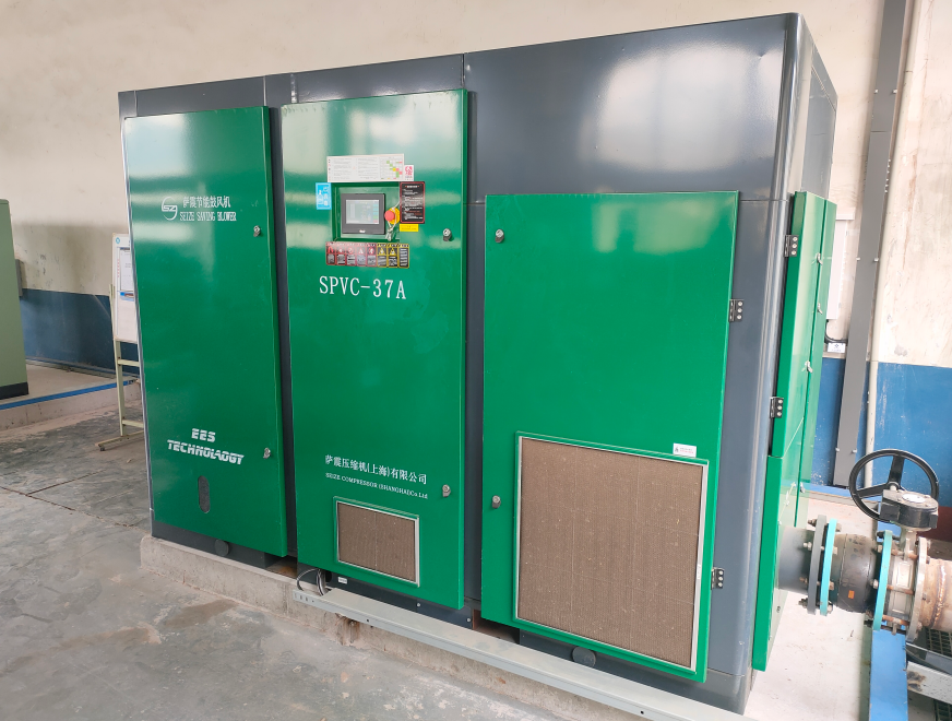 薩震無油空壓機spvc-37a客戶案例 薩震無油空壓機spvc-37a客戶案例